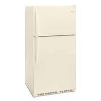 Whirlpool - 20.5 Cu. Ft. Top-Freezer Refrigerator - Biscuit - Alternate Views