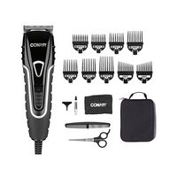 Conair - Men No-Slip Grip Dry Haircutting and Trimming Kit - Black - Alternate Views