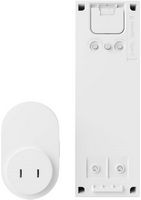 TP-Link - Tapo Battery/Wired Smart Video Doorbell 2K 5MP with Chime - No Monthly Fees - Black/White - Alternate Views
