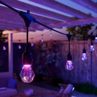 Nanoleaf - Essentials Smart Multicolor Outdoor String Lights Smarter Kit – 98 feet - White and Co... - Alternate Views