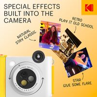 Kodak - Smile+ Wireless 2x3 Digital Instant Print Camera with Effect Lenses & Zink Technology - W... - Alternate Views