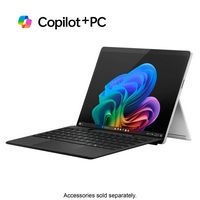 Microsoft - Surface Pro - Copilot+ PC - 13” - Snapdragon X Plus - 16GB Memory - 512GB SSD - Devic... - Alternate Views