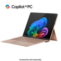 Microsoft - Surface Pro - Copilot+ PC - 13” - Snapdragon X Plus - 16GB Memory - 512GB SSD - Devic... - Alternate Views