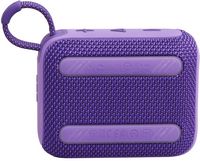 JBL - Go 4 Portable Bluetooth Speaker - Purple - Alternate Views