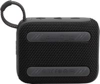 JBL - Go 4 Portable Bluetooth Speaker - Black - Alternate Views