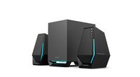 Edifier - G1500 MAX 2.1 Bluetooth Gaming Speakers with RGB Lighting (3-Piece) - Black - Alternate Views