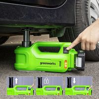 Greenworks - 24V Cordless Tire Change 3 Piece Combo Kit with 4.0Ah Battery & Charger - Green - Alternate Views