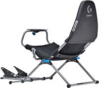 PlaySeat - Challenge X - Logitech G Edition Foldable Sim Racing Cockpit - Grey - Alternate Views