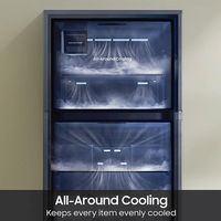 Samsung - 29 in. Wide 18 Cu. Ft. Top Freezer Smart Refrigerator with All-Around Cooling - Stainle... - Alternate Views
