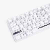 Higround - Basecamp 65 Snow Stone 65% Wired Mechanical Lubed Flame Linear Switch Gaming Keyboard ... - Alternate Views