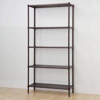 TRINITY - 5-Tier | 36x14x72 | Slat Shelving | - Dark Bronze - Alternate Views