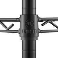 TRINITY - 4-Tier | 36x14x54 | Commercial Wire Shelving | NSF | w/ Liners | - Black - Alternate Views