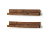 TRINITY - DRAKESTONE |Floating Book + Display Shelf | 2-Pack | - Walnut - Alternate Views