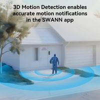 Swann - Buddy 4K UHD Wireless Video Doorbell & Chime, No Monthly Fee, Ultra-Wide 165° View, 2-Way... - Alternate Views