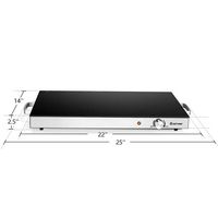 Costway - 22''x 14'' Electric Warming Tray Hot Plate Dish Warmer w/ Adjustable Temperature - Silv... - Alternate Views