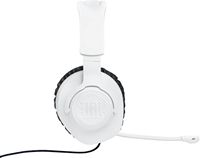 JBL - Quantum 100P Wired Gaming Headset for PS5, PS4, PC, and Switch - White - Alternate Views