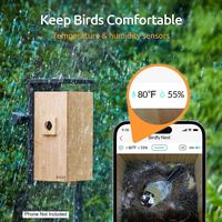 BIRDFY - AI Smart Birdhouse, Bird Nest with Dual Cameras, Solar Power&AI Enabled Bird Recognition... - Alternate Views