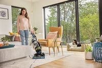 BISSELL CleanView Upright Vacuum - Molded Silver, Cobalt Blue/Elelectric Green - Alternate Views