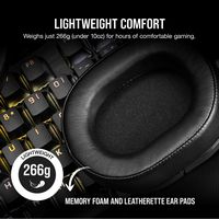 CORSAIR - HS Series HS55 Wireless Gaming Headset for PC, PS5, and Mobile - Carbon - Alternate Views