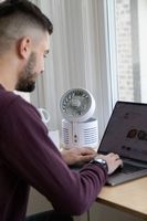 CRANE - Desk Top UVC Light Air Purifier - WHITE - Alternate Views