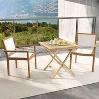 Costway Stackable Dining Chair Set of 4 with Wear-resistant Fabric & Breathable Backrest - White ... - Alternate Views