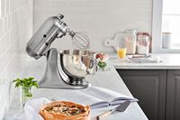 KitchenAid - Artisan Series 5 Quart Tilt-Head Stand Mixer - KSM150PSCU - Contour Silver - Alternate Views