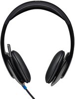 Logitech - H540 Wired On-Ear Headset - Black - Alternate Views