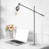 Lalia Home - Vertically Adjustable Desk Lamp - Chrome - Alternate Views