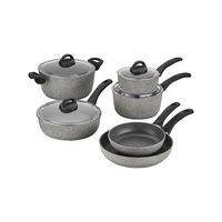 Ballarini - Parma Forged Aluminum 10-pc Nonstick Cookware Set - Grey - Alternate Views