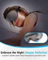 Arboleaf Sleep Mask, 3D Eye Mask, Light-Blocking Design, suitable for Long Flights and Refreshing... - Alternate Views