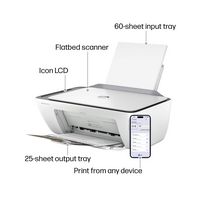 HP - DeskJet 2855e Wireless AI-Enabled All-in-One Inkjet Printer with 3 Months of Instant Ink (+1... - Alternate Views
