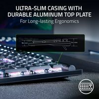 Razer - DeathStalker V2 Full Size Wired Optical Linear Gaming Keyboard with Low-Profile Design - ... - Alternate Views