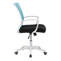 CorLiving - Workspace Mesh Back Office Chair - Teal and White - Alternate Views