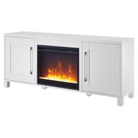 Yarmouth Crystal Fireplace TV Stand for Most TVs up to 65