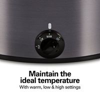 Hamilton Beach - 10 Quart Slow Cooker - Black - Alternate Views