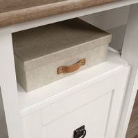 Sauder - August Hill  L-Desk - Soft White - Alternate Views