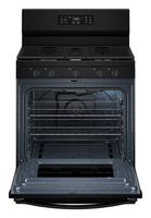 Whirlpool - 5.0 Cu. Ft. Freestanding Gas Range with Air Cooking Technology and Steam Clean - Black - Alternate Views