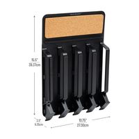Mind Reader - Single Serve Pod Organizer, Wall Mount, 20 Pod Capacity, Magnetic or Adhesive, 10.7... - Alternate Views