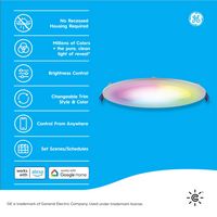 Cync - Reveal Smart LED Wafer Downlights, Color Changing, 2in, 1pk - Full Color - Alternate Views