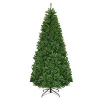 Costway - 7Ft Pre-Lit Artificial Christmas Tree Hinged 500 LED Lights - Green - Alternate Views