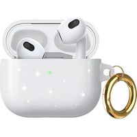 SaharaCase - Sparkle Series Case for Apple AirPods 3 (3rd Generation) - Clear - Alternate Views