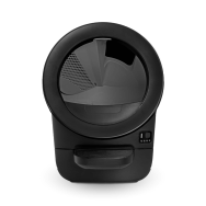 Whisker - Litter-Robot EVO Compact Smart App-Controlled Automatic Self-Cleaning Litter Box - Black - Alternate Views