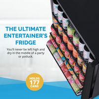 NewAir - 24” 177-Can Beverage Refrigerator Cooler with Adjustable Shelves and Precision Digital T... - Alternate Views