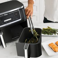 Ninja - Foodi 6-in-1 10-qt. XL 2-Basket Air Fryer with DualZone Technology & Smart Cook System - ... - Alternate Views