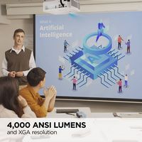 ViewSonic - PS502X 4,000 ANSI Lumens XGA Short Throw Business & Education Projector - White - Alternate Views
