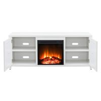 Felinna Log Fireplace TV Stand for Most TVs up to 65