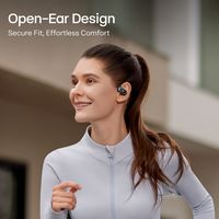 Shokz - OpenFit Air Open-Ear True Wireless Earbuds - Black - Alternate Views
