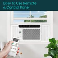 Hisense - 6,000 BTU 250 Sq Ft Window Air Conditioner with Remote - White - Alternate Views