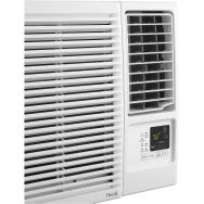 LG - 330 Sq. Ft 7,600 BTU Window Mounted Air Conditioner with 3,850 BTU Heater - White - Alternate Views