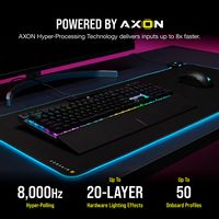CORSAIR - K70 RGB PRO Full-size Wired Mechanical Cherry MX Speed Linear Switch Gaming Keyboard wi... - Alternate Views